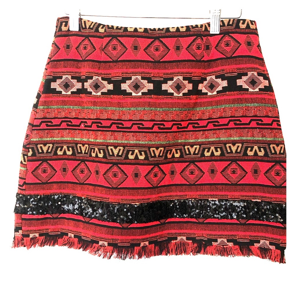 Multicolor Red Arc & Co skirt
